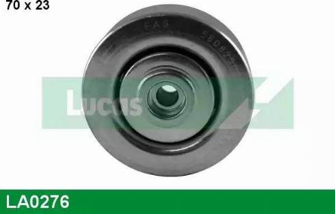 Lucas Engine Drive LA0276 - Ролик, поликлиновый ремень autospares.lv