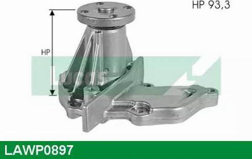 Lucas Engine Drive LAWP0897 - Водяной насос autospares.lv