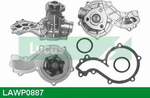 Lucas Engine Drive LAWP0887 - Водяной насос autospares.lv