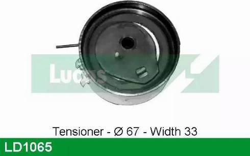 Lucas Engine Drive LD1065 - Натяжитель, ремень ГРМ autospares.lv