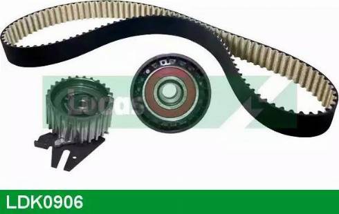 Lucas Engine Drive LDK0906 - Комплект зубчатого ремня ГРМ autospares.lv