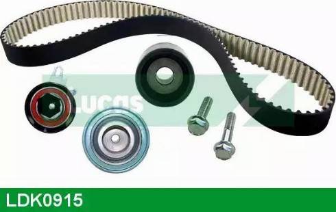 Lucas Engine Drive LDK0915 - Комплект зубчатого ремня ГРМ autospares.lv