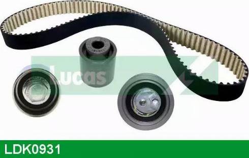 Lucas Engine Drive LDK0931 - Комплект зубчатого ремня ГРМ autospares.lv