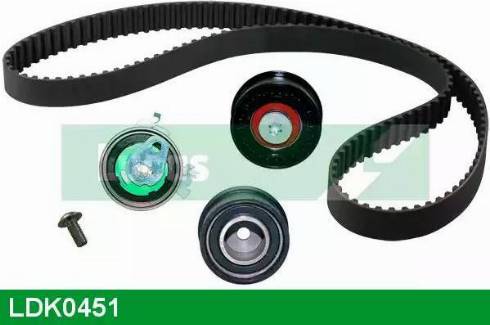 Lucas Engine Drive LDK0451 - Комплект зубчатого ремня ГРМ autospares.lv