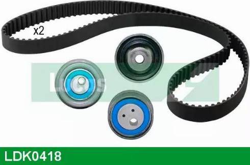 Lucas Engine Drive LDK0418 - Комплект зубчатого ремня ГРМ autospares.lv