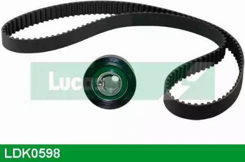 Lucas Engine Drive LDK0598 - Комплект зубчатого ремня ГРМ autospares.lv