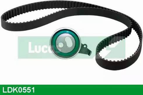Lucas Engine Drive LDK0551 - Комплект зубчатого ремня ГРМ autospares.lv