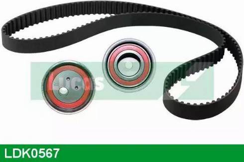 Lucas Engine Drive LDK0567 - Комплект зубчатого ремня ГРМ autospares.lv