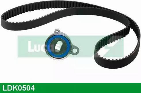 Lucas Engine Drive LDK0504 - Комплект зубчатого ремня ГРМ autospares.lv