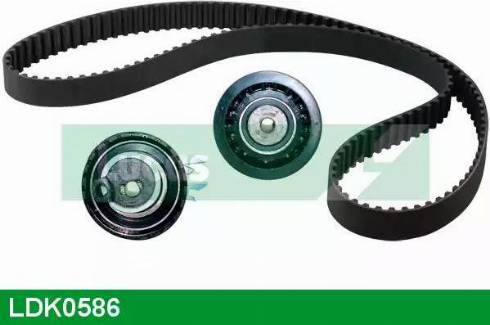 Lucas Engine Drive LDK0586 - Комплект зубчатого ремня ГРМ autospares.lv