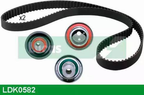 Lucas Engine Drive LDK0582 - Комплект зубчатого ремня ГРМ autospares.lv