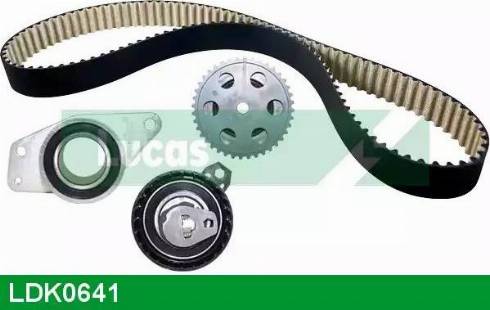 Lucas Engine Drive LDK0641 - Комплект зубчатого ремня ГРМ autospares.lv