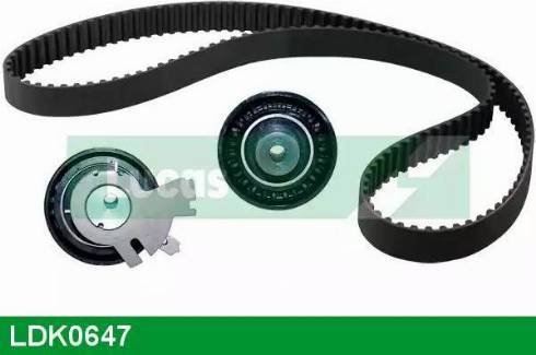 Lucas Engine Drive LDK0647 - Комплект зубчатого ремня ГРМ autospares.lv