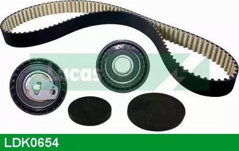 Lucas Engine Drive LDK0654 - Комплект зубчатого ремня ГРМ autospares.lv