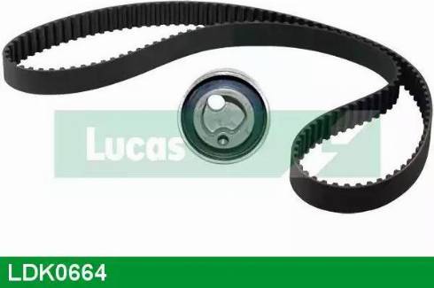 Lucas Engine Drive LDK0664 - Комплект зубчатого ремня ГРМ autospares.lv