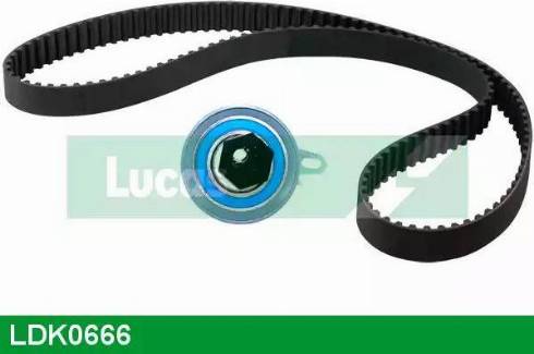 Lucas Engine Drive LDK0666 - Комплект зубчатого ремня ГРМ autospares.lv