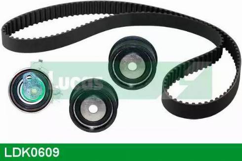 Lucas Engine Drive LDK0609 - Комплект зубчатого ремня ГРМ autospares.lv