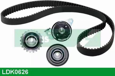 Lucas Engine Drive LDK0626 - Комплект зубчатого ремня ГРМ autospares.lv