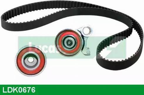 Lucas Engine Drive LDK0676 - Комплект зубчатого ремня ГРМ autospares.lv