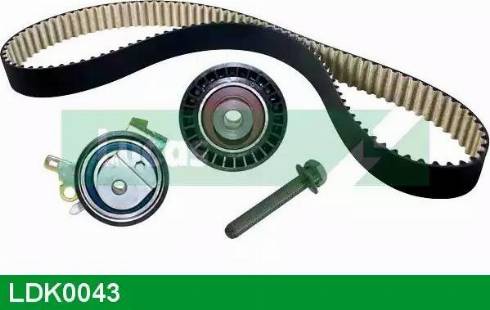 Lucas Engine Drive LDK0043 - Комплект зубчатого ремня ГРМ autospares.lv