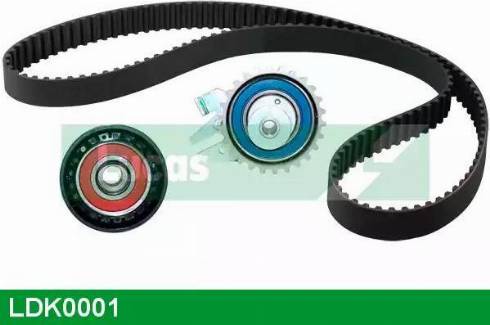 Lucas Engine Drive LDK0001 - Комплект зубчатого ремня ГРМ autospares.lv