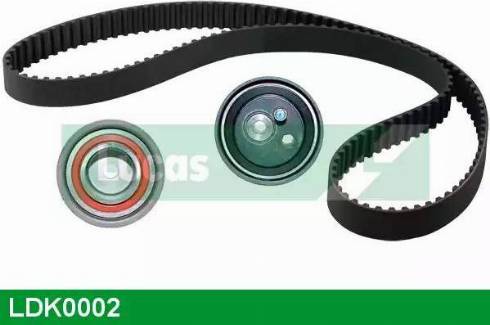 Lucas Engine Drive LDK0002 - Комплект зубчатого ремня ГРМ autospares.lv