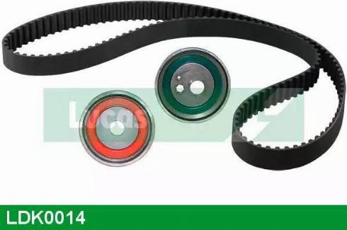 Lucas Engine Drive LDK0014 - Комплект зубчатого ремня ГРМ autospares.lv