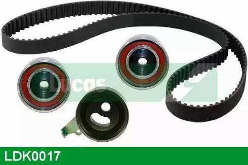 Lucas Engine Drive LDK0017 - Комплект зубчатого ремня ГРМ autospares.lv