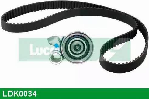 Lucas Engine Drive LDK0034 - Комплект зубчатого ремня ГРМ autospares.lv