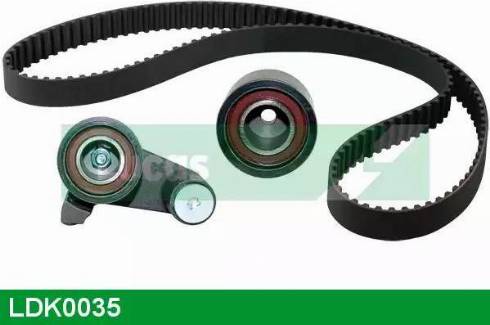 Lucas Engine Drive LDK0035 - Комплект зубчатого ремня ГРМ autospares.lv