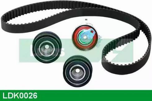 Lucas Engine Drive LDK0026 - Комплект зубчатого ремня ГРМ autospares.lv