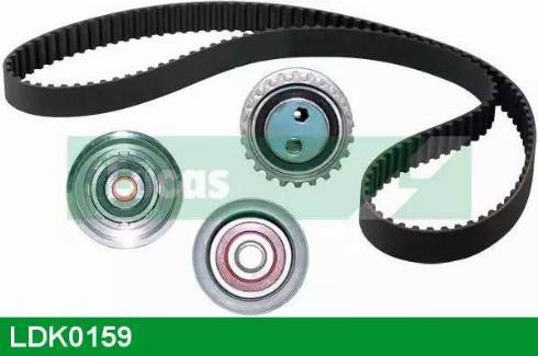 Lucas Engine Drive LDK0159 - Комплект зубчатого ремня ГРМ autospares.lv