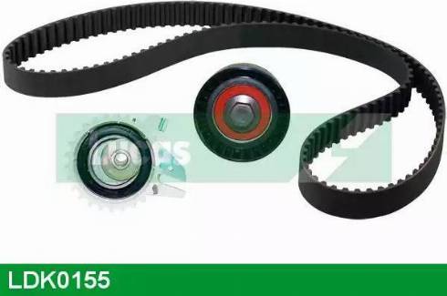 Lucas Engine Drive LDK0155 - Комплект зубчатого ремня ГРМ autospares.lv