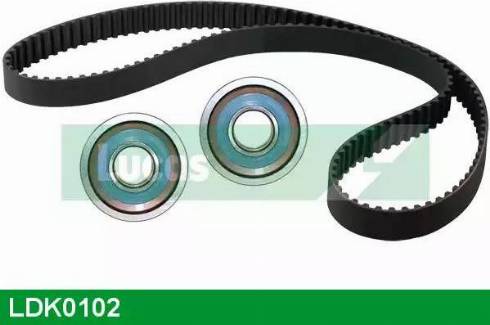 Lucas Engine Drive LDK0102 - Комплект зубчатого ремня ГРМ autospares.lv