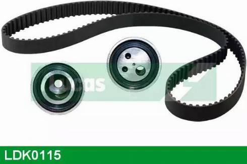 Lucas Engine Drive LDK0115 - Комплект зубчатого ремня ГРМ autospares.lv