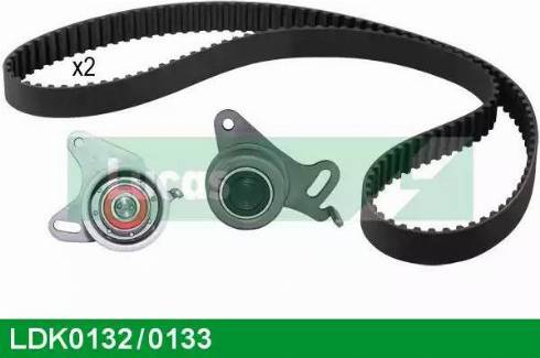 Lucas Engine Drive LDK0132/0133 - Комплект зубчатого ремня ГРМ autospares.lv