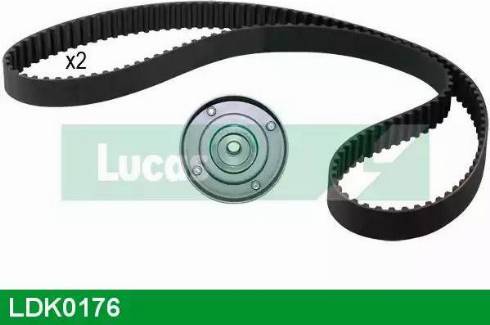 Lucas Engine Drive LDK0176 - Комплект зубчатого ремня ГРМ autospares.lv