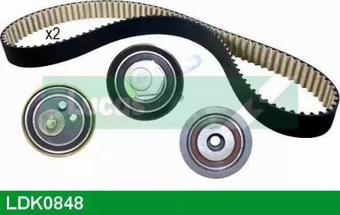 Lucas Engine Drive LDK0848 - Комплект зубчатого ремня ГРМ autospares.lv