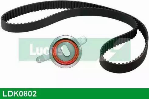 Lucas Engine Drive LDK0802 - Комплект зубчатого ремня ГРМ autospares.lv