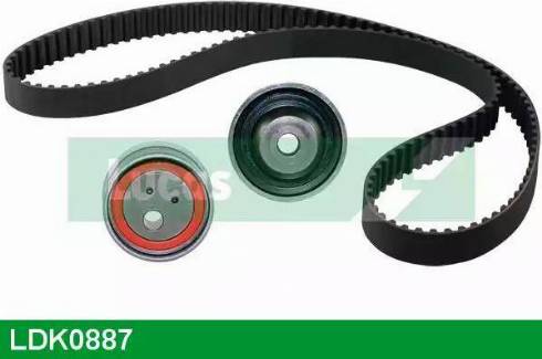 Lucas Engine Drive LDK0887 - Комплект зубчатого ремня ГРМ autospares.lv