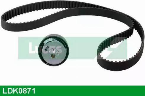 Lucas Engine Drive LDK0871 - Комплект зубчатого ремня ГРМ autospares.lv