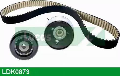 Lucas Engine Drive LDK0873 - Комплект зубчатого ремня ГРМ autospares.lv