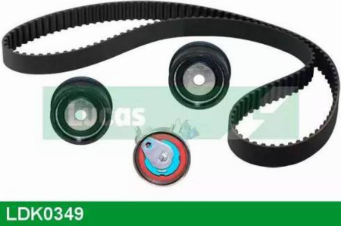 Lucas Engine Drive LDK0349 - Комплект зубчатого ремня ГРМ autospares.lv