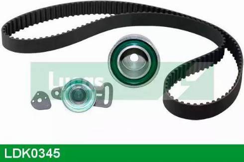 Lucas Engine Drive LDK0345 - Комплект зубчатого ремня ГРМ autospares.lv