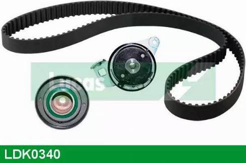 Lucas Engine Drive LDK0340 - Комплект зубчатого ремня ГРМ autospares.lv