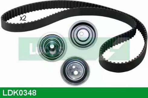 Lucas Engine Drive LDK0348 - Комплект зубчатого ремня ГРМ autospares.lv