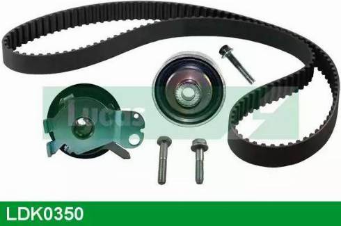 Lucas Engine Drive LDK0350 - Комплект зубчатого ремня ГРМ autospares.lv