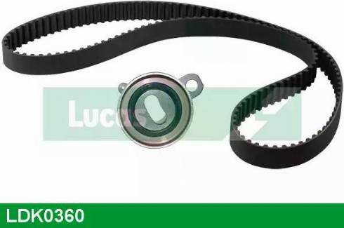 Lucas Engine Drive LDK0360 - Комплект зубчатого ремня ГРМ autospares.lv