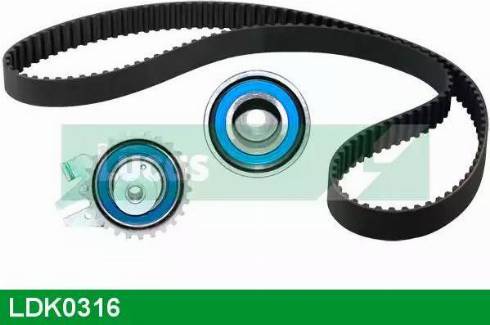 Lucas Engine Drive LDK0316 - Комплект зубчатого ремня ГРМ autospares.lv