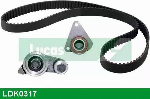 Lucas Engine Drive LDK0317 - Комплект зубчатого ремня ГРМ autospares.lv